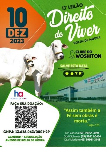 LEILÃO DIREITO DE VIVER