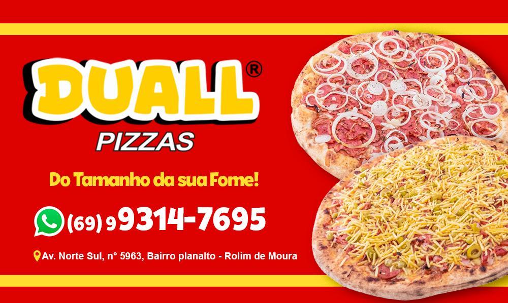 Duall pizzas